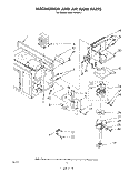 SECTION Diagram and Parts List for RJM1870P1  Whirlpool Microwave Oven Combo