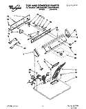 SECTION Diagram and Parts List for LER7646AN0  Whirlpool Dryer