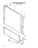 DOOR AND PANEL Diagram and Parts List for KUDA22ST4  KitchenAid Dishwasher
