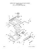 OVEN BODY Diagram and Parts List for S8757W1  Roper Range
