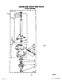 BRAKE AND DRIVE TUBE Diagram and Parts List for CA2751XWW0  Whirlpool Washer