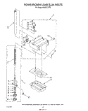 POWER SCREW AND RAM Diagram and Parts List for 4KUCC151T0  KitchenAid Trash Compactor