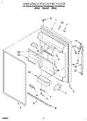 REFRIGERATOR DOOR Diagram and Parts List for ET21DKXDW00  Whirlpool Refrigerator
