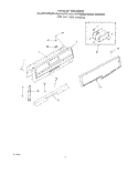 MAIN TOP Diagram and Parts List for 1233^1A  Whirlpool Range