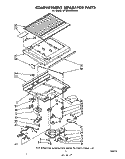 COMPARTMENT SEPARATOR Diagram and Parts List for ET16AKXMWR0  Whirlpool Refrigerator
