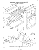 BREAKER AND PARTITION Diagram and Parts List for ET20AKXLWR2  Whirlpool Refrigerator