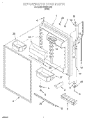 REFRIGERATOR DOOR Diagram and Parts List for 3XKVN515002  Whirlpool Refrigerator