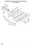 REFRIGERATOR CONTROL PANEL Diagram and Parts List for KSSS42QDW02  KitchenAid Refrigerator