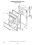 REFRIGERATOR DOOR , MISCELLANEOUS Diagram and Parts List for ET16TKXMWR0  Whirlpool Refrigerator