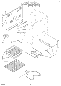 UNIT Diagram and Parts List for FES340YW2  Roper Range