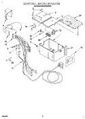 CONTROL MODULE Diagram and Parts List for 4XACM23DD0  Whirlpool Air Conditioner