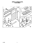 INSTALLATION Diagram and Parts List for AR2400XA0  Whirlpool Air Conditioner