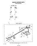 WIRING HARNESS Diagram and Parts List for LA6053XTF0  Whirlpool Washer