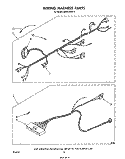 WIRING HARNESS , LIT/OPTIONAL Diagram and Parts List for MW8700XS0  Whirlpool Microwave