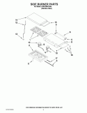 SIDE BURNER PARTS Diagram and Parts List for KFRU368VSS00  KitchenAid Grill