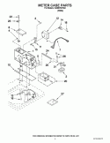 METER CASE PARTS Diagram and Parts List for CAM2762TQ3  Whirlpool Washer