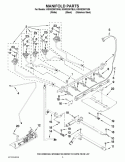 Part Location Diagram of 7513P499-60 Whirlpool PIPE-MNFLD