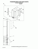 POWERSCREW AND RAM PARTS Diagram and Parts List for GACP15XXMG3  Whirlpool Trash Compactor