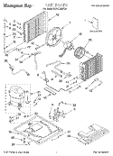 UNIT, LITERATURE Diagram and Parts List for BHAC1800FS0  Whirlpool Air Conditioner