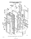 REFRIGERATOR DOOR Diagram and Parts List for ED26MMXRWR0  Whirlpool Refrigerator