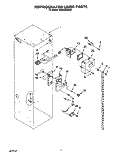REFRIGERATOR LINER Diagram and Parts List for KSSS36DBX01  KitchenAid Refrigerator