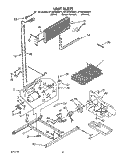 UNIT Diagram and Parts List for ET18PKXWG11  Whirlpool Refrigerator