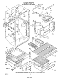 LINER Diagram and Parts List for ET17HK1MWR1  Whirlpool Refrigerator