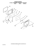 Part Location Diagram of WPW10440013 Whirlpool Door Hinge