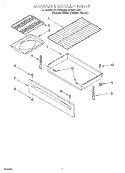 DRAWER AND BROILER Diagram and Parts List for SF375PEEQ0  Whirlpool Range