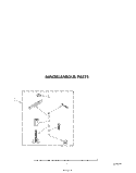 MISCELLANEOUS Diagram and Parts List for GLA5580XSW1  Whirlpool Washer