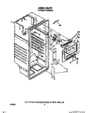 LINER Diagram and Parts List for RT18EKRXW01  Roper Refrigerator