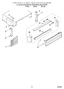 TOP GRILLE AND UNIT COVER Diagram and Parts List for KSSS42MHT00  KitchenAid Refrigerator