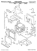 Part Location Diagram of WP8303676BL Whirlpool Mounting Rail - Left Side - Black