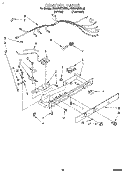 CONTROL Diagram and Parts List for RS25AWXBW00  Roper Refrigerator