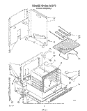 LOWER OVEN Diagram and Parts List for KEBI200TBL2  KitchenAid Wall Oven