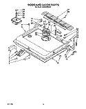 DOOR AND LATCH Diagram and Parts List for KUDJ230YAL0  KitchenAid Dishwasher