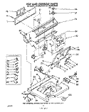 TOP AND CONSOLE Diagram and Parts List for LA5805XMW0  Whirlpool Washer
