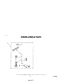 MISCELLANEOUS Diagram and Parts List for LA7700XPW5  Whirlpool Washer