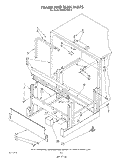 FRAME AND TANK Diagram and Parts List for KUDC210S3  KitchenAid Dishwasher