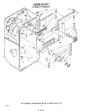 Part Location Diagram of 981007 Whirlpool COVER, EVAPORATOR