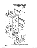 REFRIGERATOR LINER Diagram and Parts List for 4ED25DQXVW01  Whirlpool Refrigerator