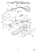 CONTROL Diagram and Parts List for KSRB25FGBT00  KitchenAid Refrigerator