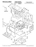 OVEN PARTS Diagram and Parts List for KEHU309SSS05  KitchenAid Microwave Oven Combo