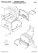 Part Location Diagram of 4176835 Whirlpool Panel Assembly (Includes Badge & Vent) (Tangerine)