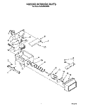FREEZER INTERIOR Diagram and Parts List for RS25AWXWL00  Roper Refrigerator