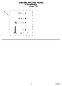 MISCELLANEOUS PARTS OPTIONAL PARTS (NOT INCLUDED) Diagram and Parts List for RAS8333PQ0  Roper Washer