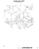 SECTION Diagram and Parts List for RE963PXPT1  Whirlpool Range