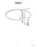 HEATER Diagram and Parts List for KUDI22XX0  KitchenAid Dishwasher