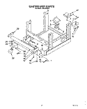CASTER UNIT Diagram and Parts List for KPDJ630Y0  KitchenAid Dishwasher