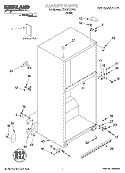 CABINET, LITERATURE Diagram and Parts List for ST21PKXJW01  Whirlpool Refrigerator